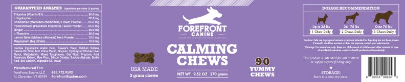 Canine Calming Chews
